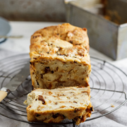 Hot Cross Bun Bread Pudding Loaf